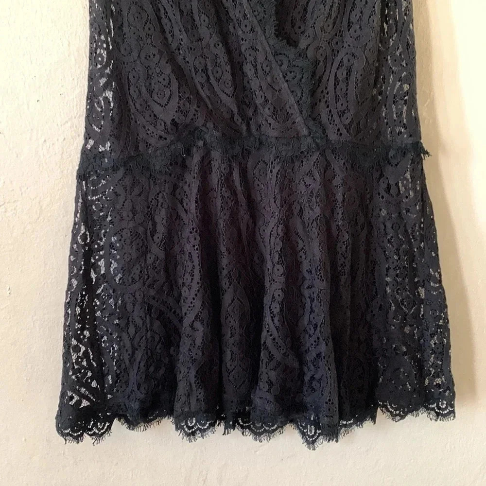 Free People Heart in Two Lace Minidress NWT Black Size XS - Picture 4 of 8